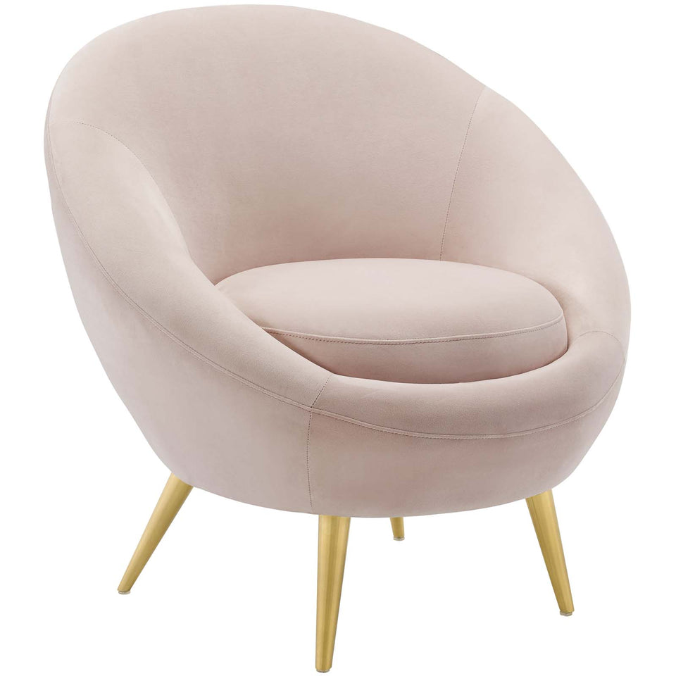 Circuit Performance Velvet Accent Chair.