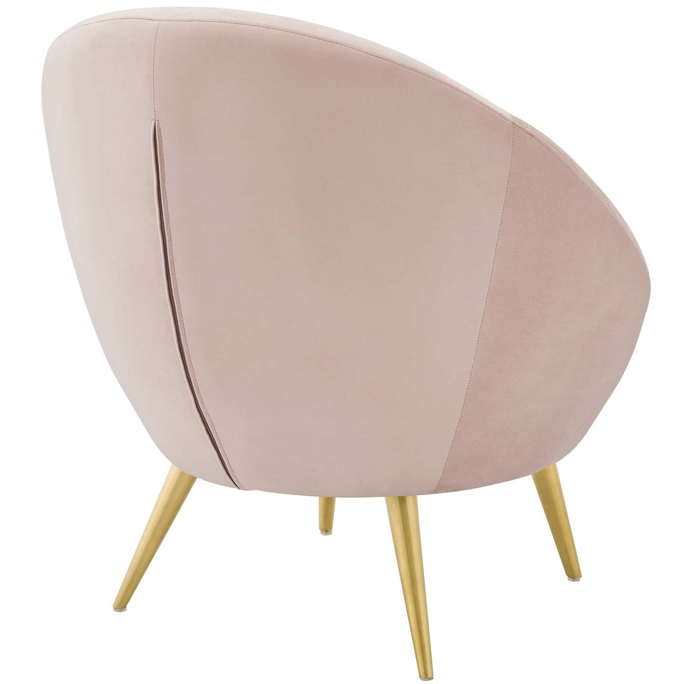 Circuit Performance Velvet Accent Chair.