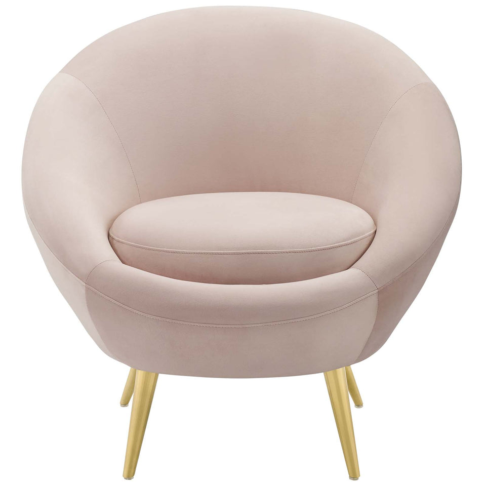 Circuit Performance Velvet Accent Chair.