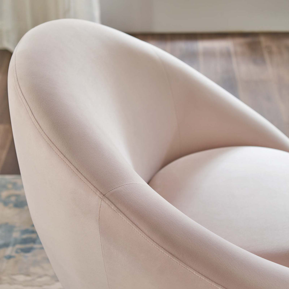 Circuit Performance Velvet Accent Chair.