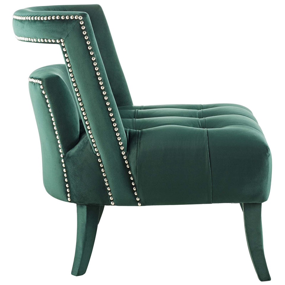 Honor Accent Lounge Performance Velvet Armchair.