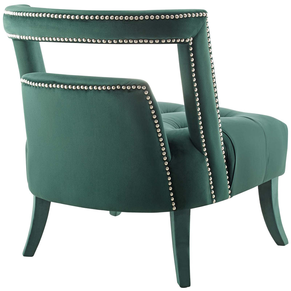 Honor Accent Lounge Performance Velvet Armchair.