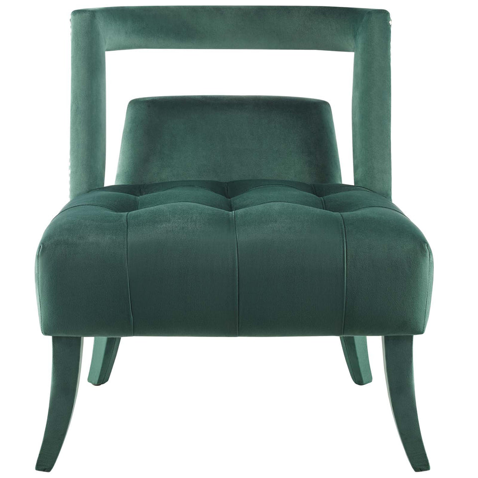 Honor Accent Lounge Performance Velvet Armchair.