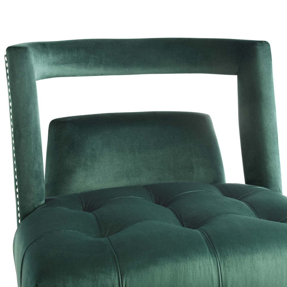 Honor Accent Lounge Performance Velvet Armchair.