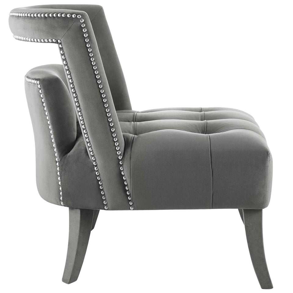 Honor Accent Lounge Performance Velvet Armchair.