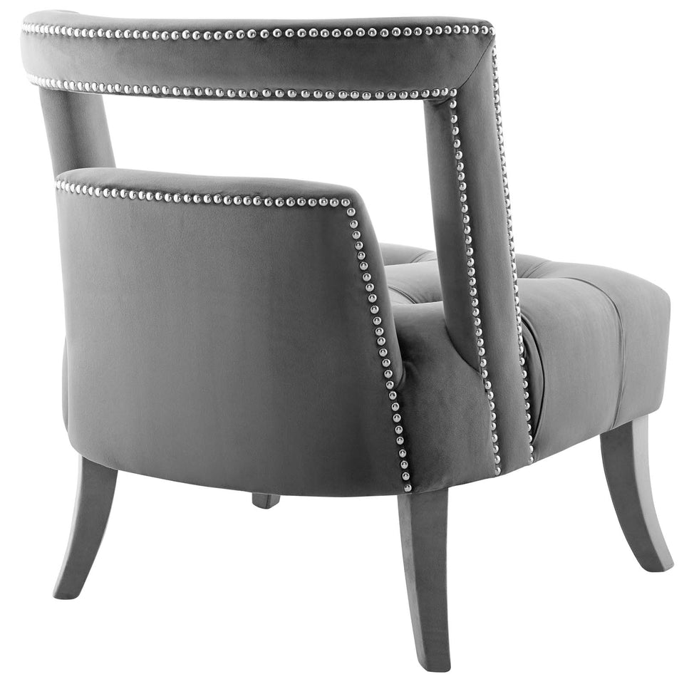 Honor Accent Lounge Performance Velvet Armchair.