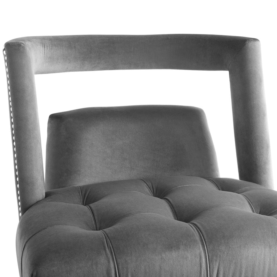 Honor Accent Lounge Performance Velvet Armchair.