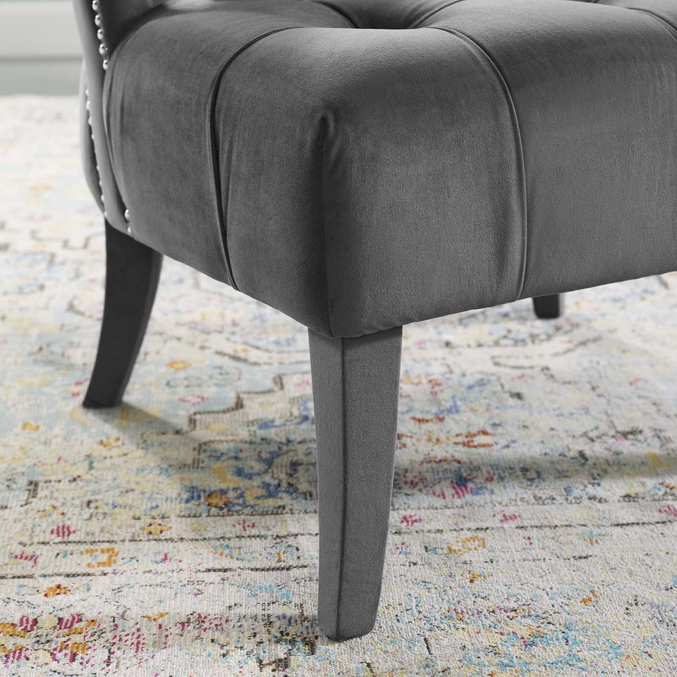 Honor Accent Lounge Performance Velvet Armchair.