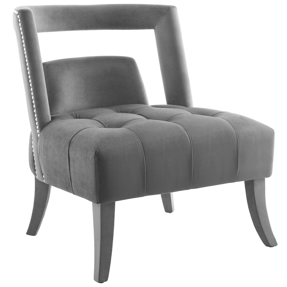 Honor Accent Lounge Performance Velvet Armchair.