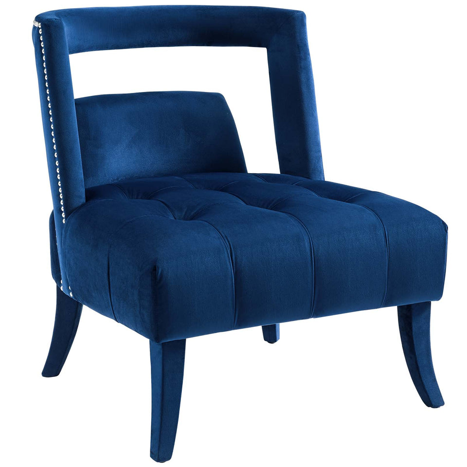 Honor Accent Lounge Performance Velvet Armchair.