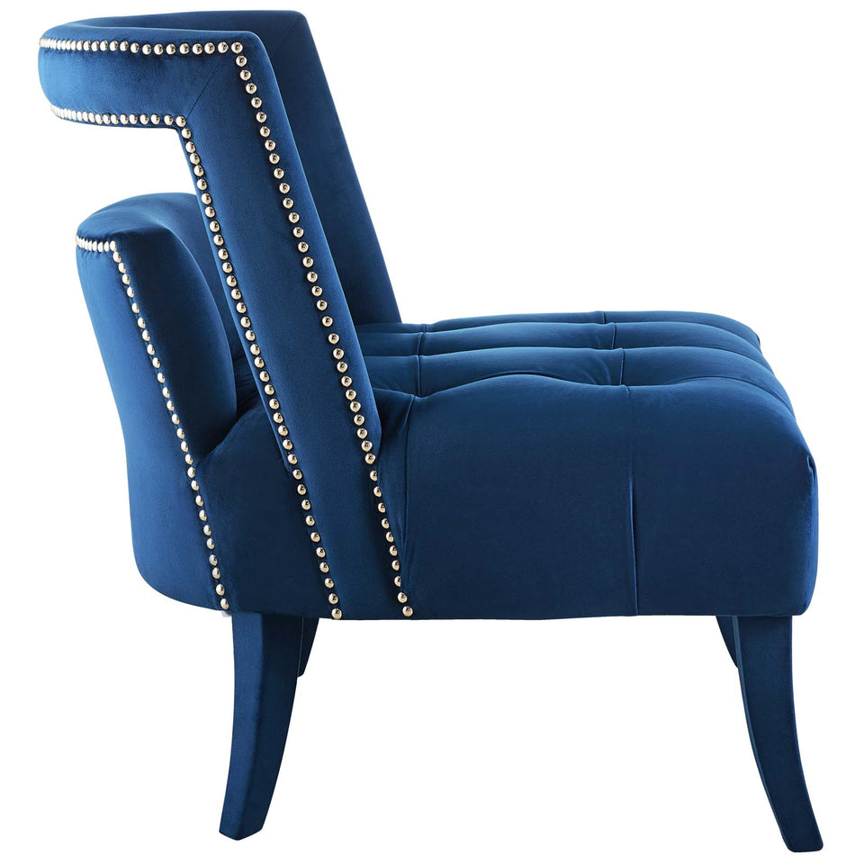 Honor Accent Lounge Performance Velvet Armchair.