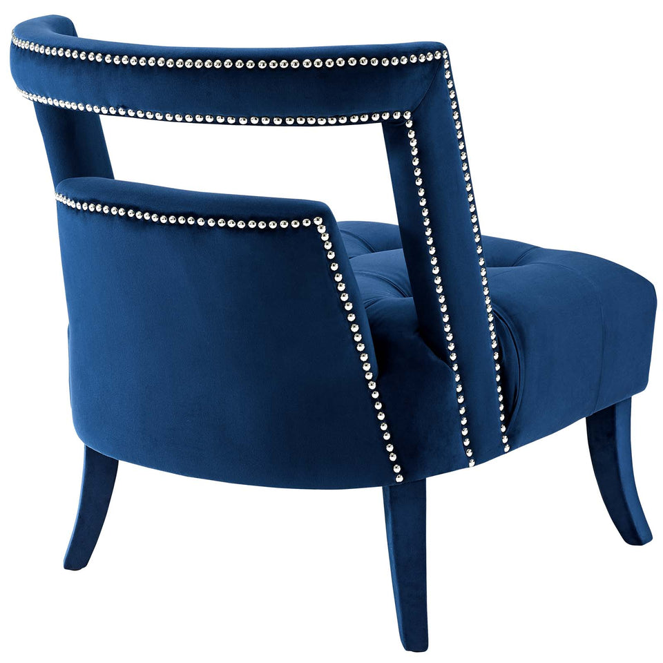 Honor Accent Lounge Performance Velvet Armchair.