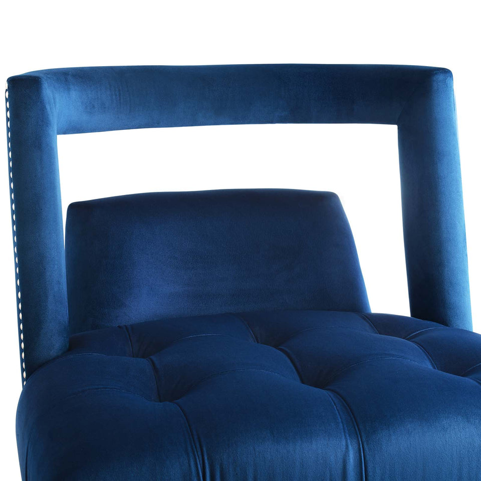 Honor Accent Lounge Performance Velvet Armchair.