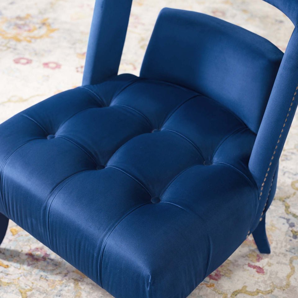 Honor Accent Lounge Performance Velvet Armchair.