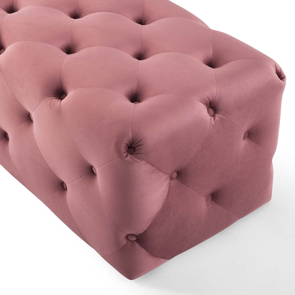 Anthem 48" Tufted Button Entryway Performance Velvet Bench.