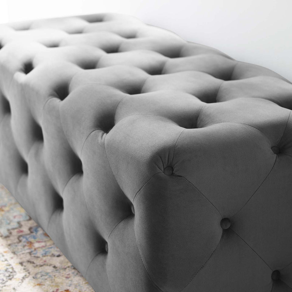 Anthem 48" Tufted Button Entryway Performance Velvet Bench.