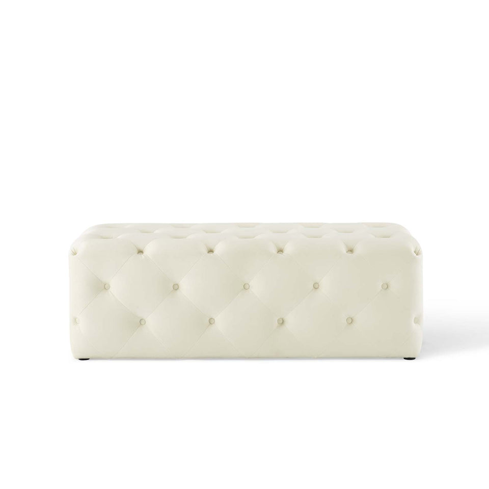 Anthem 48" Tufted Button Entryway Performance Velvet Bench.
