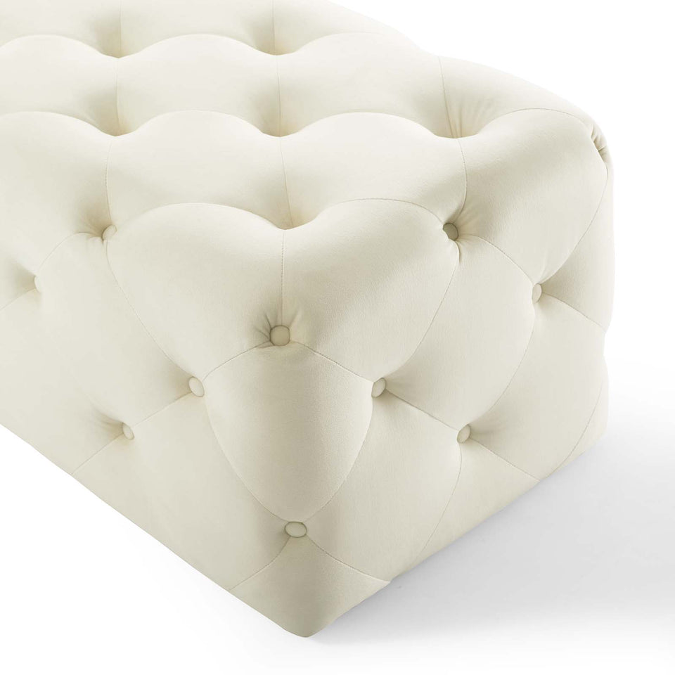 Anthem 60" Tufted Button Entryway Performance Velvet Bench.