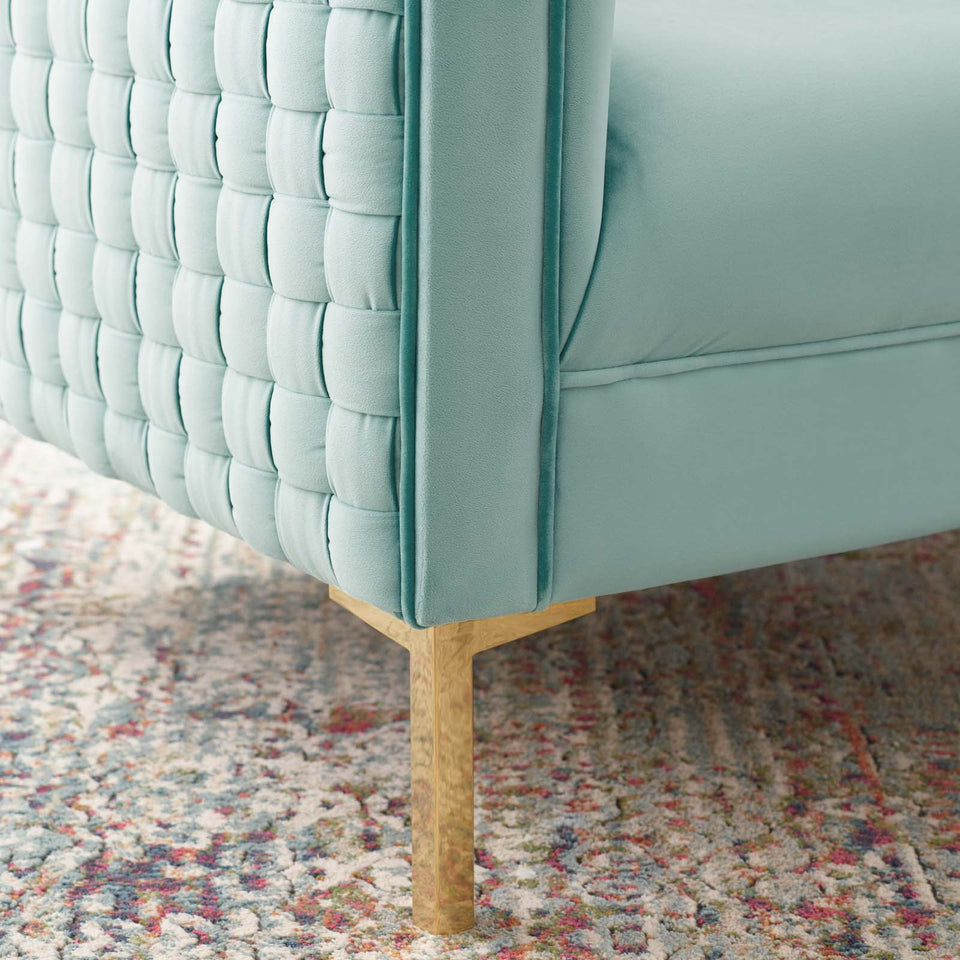 Resonate Performance Velvet Armchair.