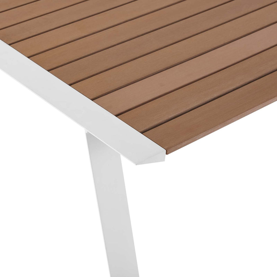 Baxley 7 Piece Outdoor Patio Aluminum Dining Set.