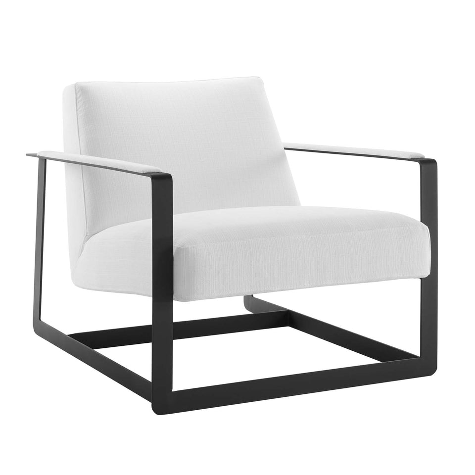 Seg Upholstered Fabric Accent Chair.