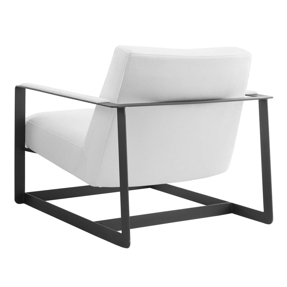 Seg Upholstered Fabric Accent Chair.