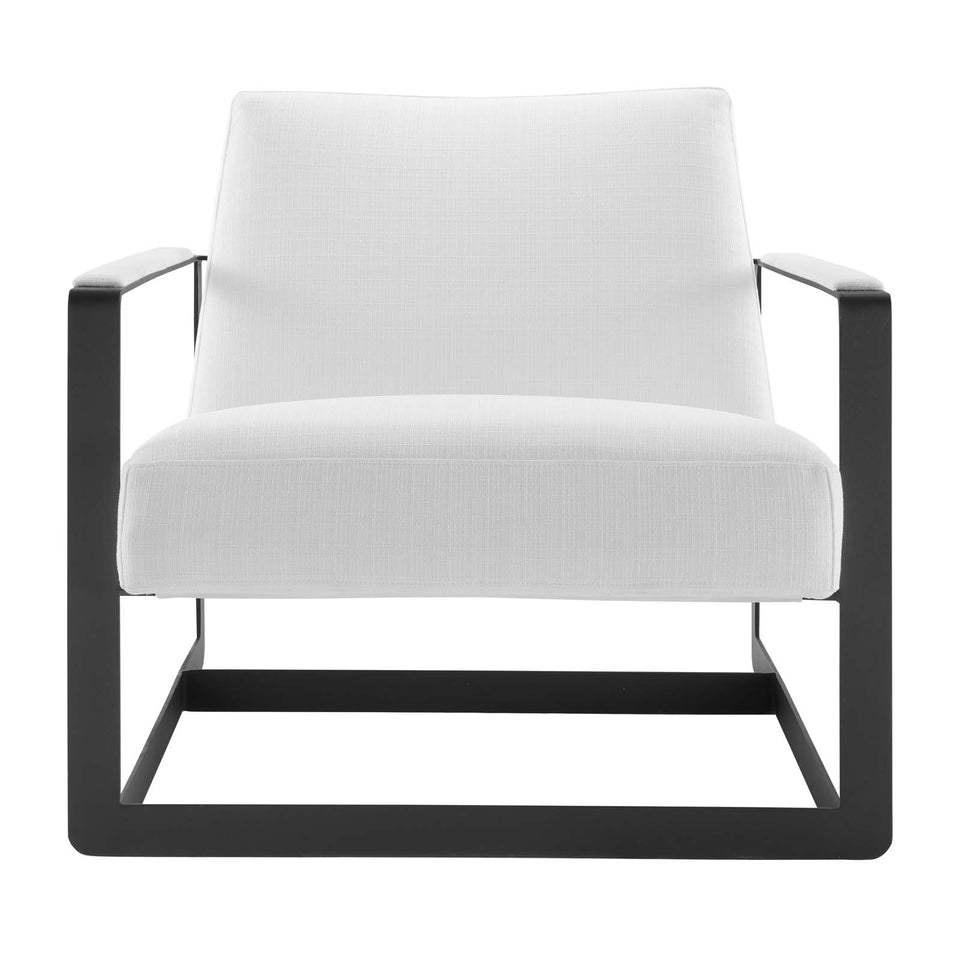 Seg Upholstered Fabric Accent Chair.