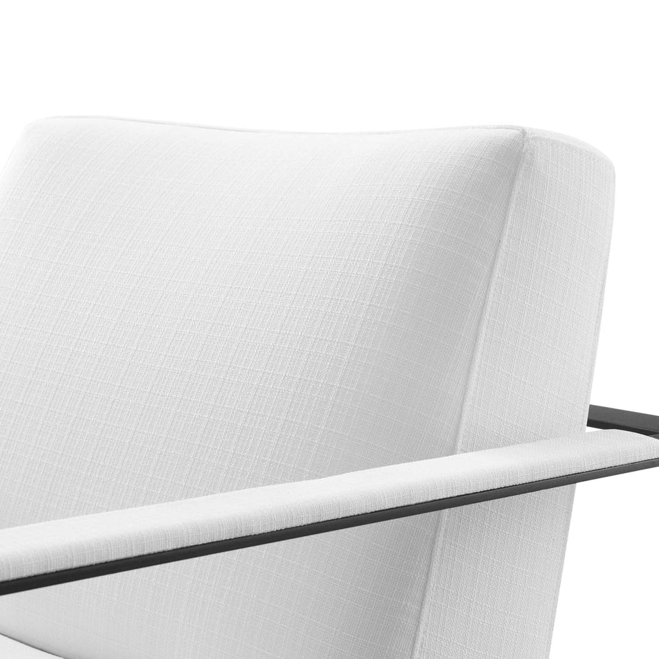 Seg Upholstered Fabric Accent Chair.