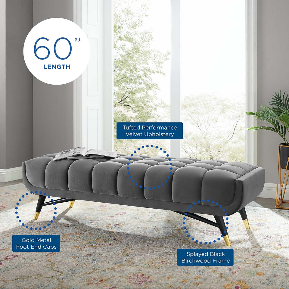 Adept 60" Performance Velvet Bench.