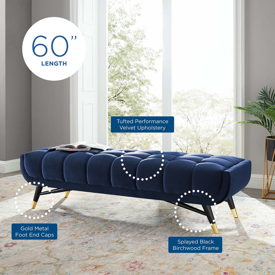 Adept 60" Performance Velvet Bench.