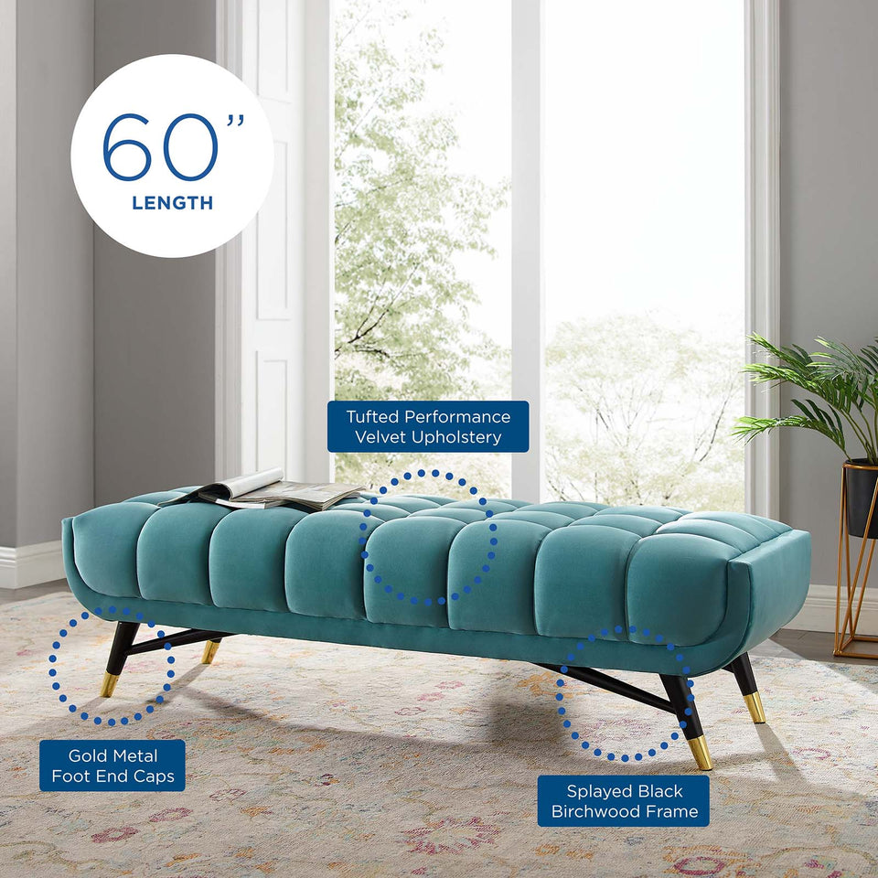 Adept 60" Performance Velvet Bench.