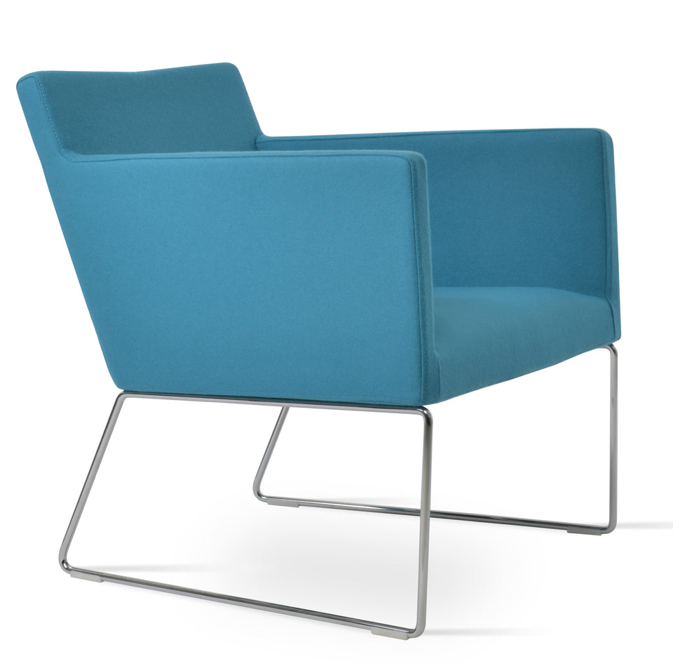Harput Lounge Chair Sled Base.