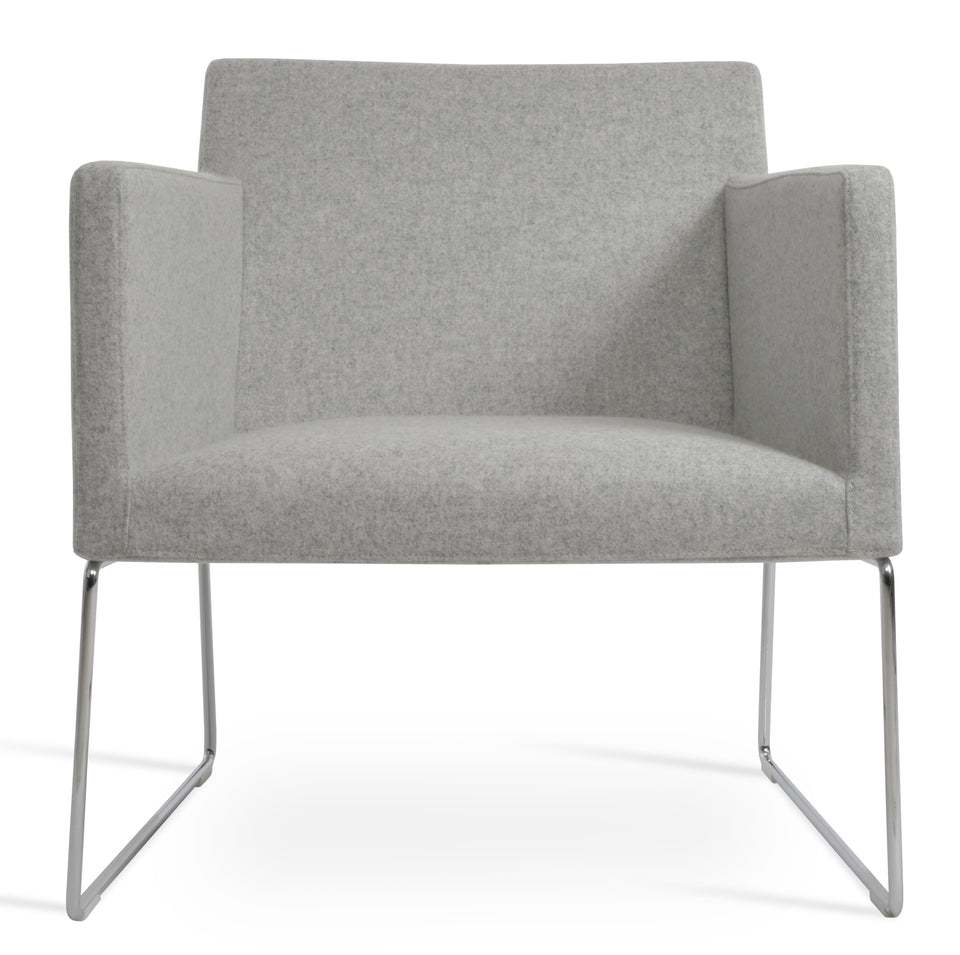 Harput Lounge Chair Sled Base.