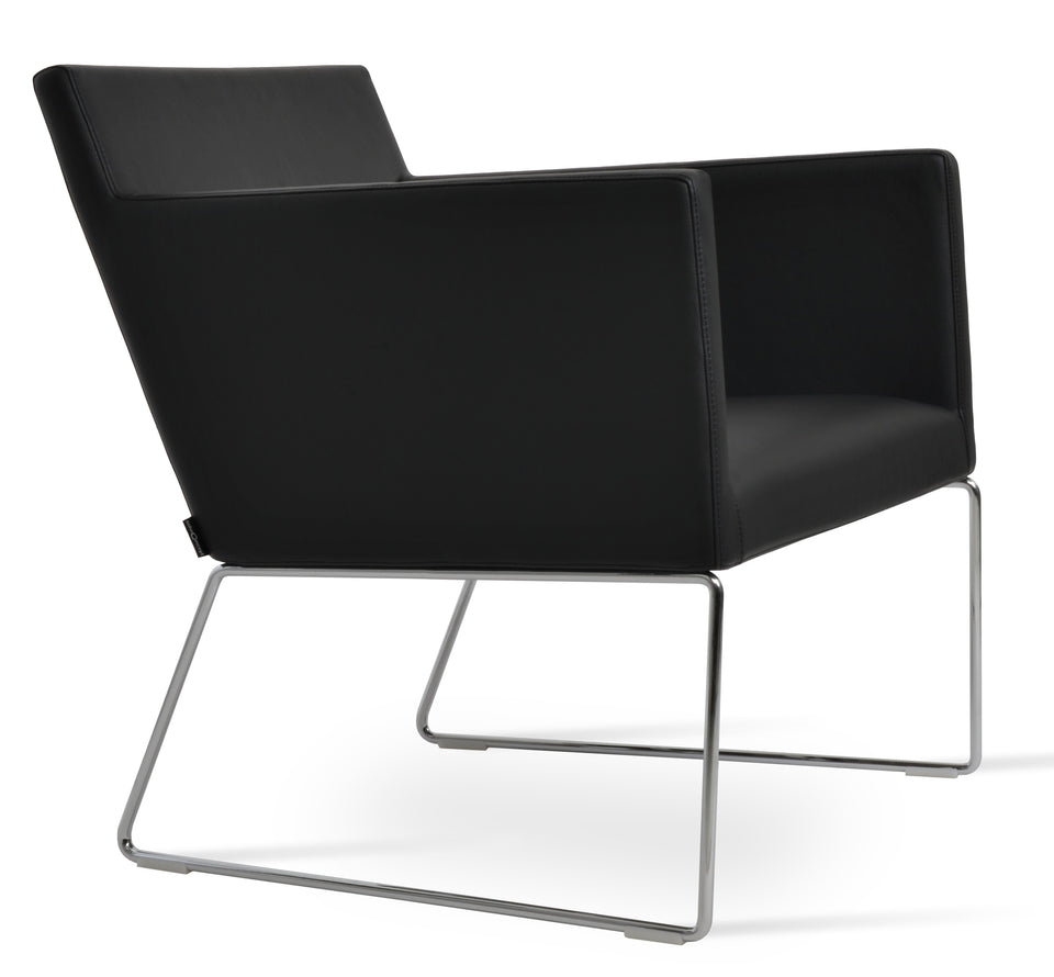 Harput Lounge Chair Sled Base.