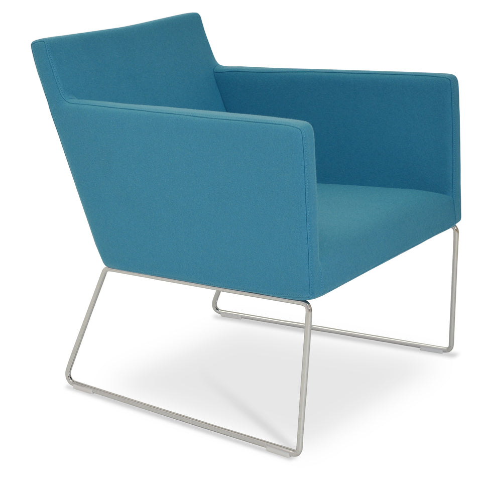 Harput Lounge Chair Sled Base.