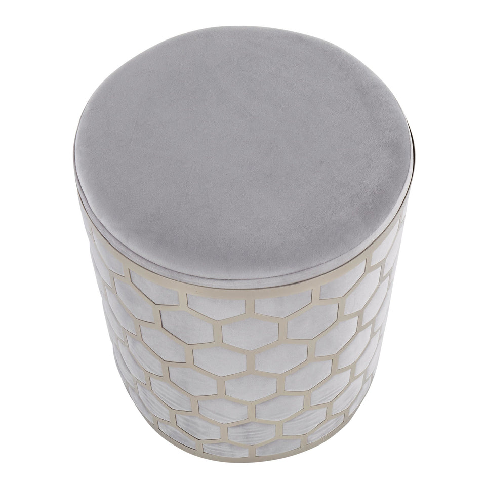 Honeycomb Ottoman.