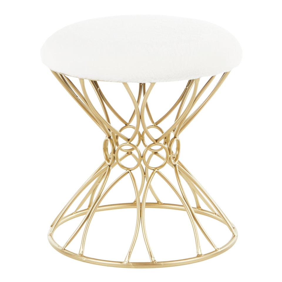 Jasmine Vanity Stool.