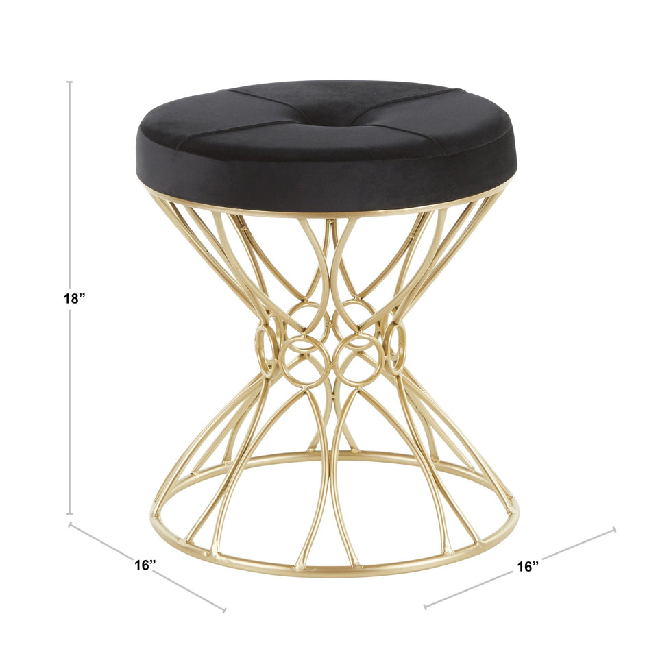 Jasmine Vanity Stool.