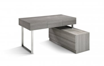 KD12 Modern Office Desk in Matte Grey.