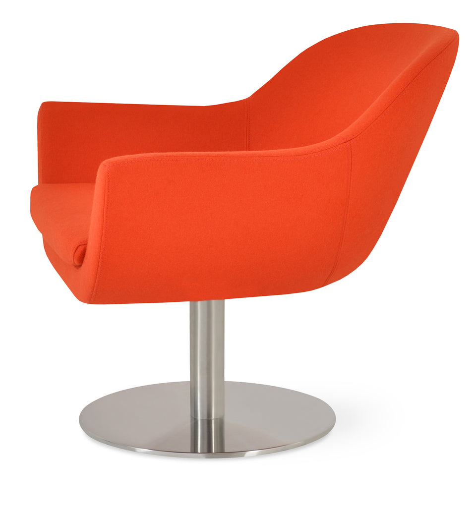Madison Armchair Swivel Round.