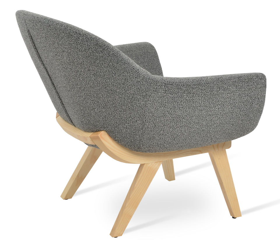 Madison Armchair Wood Base.