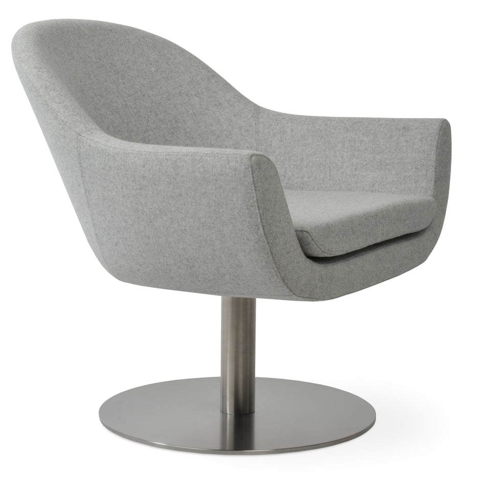 Madison Armchair Swivel Round.
