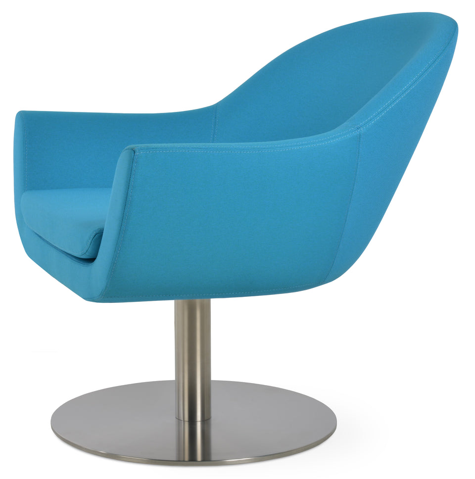 Madison Armchair Swivel Round.