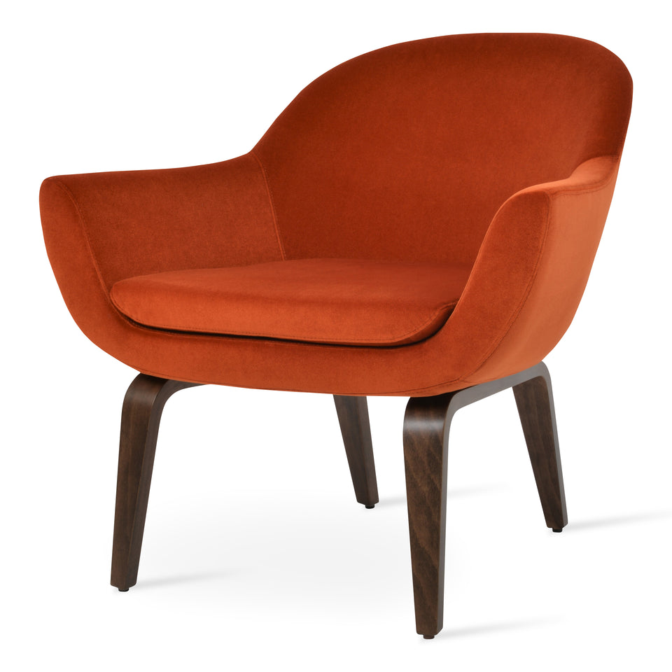 Madison Armchair Wood Base.