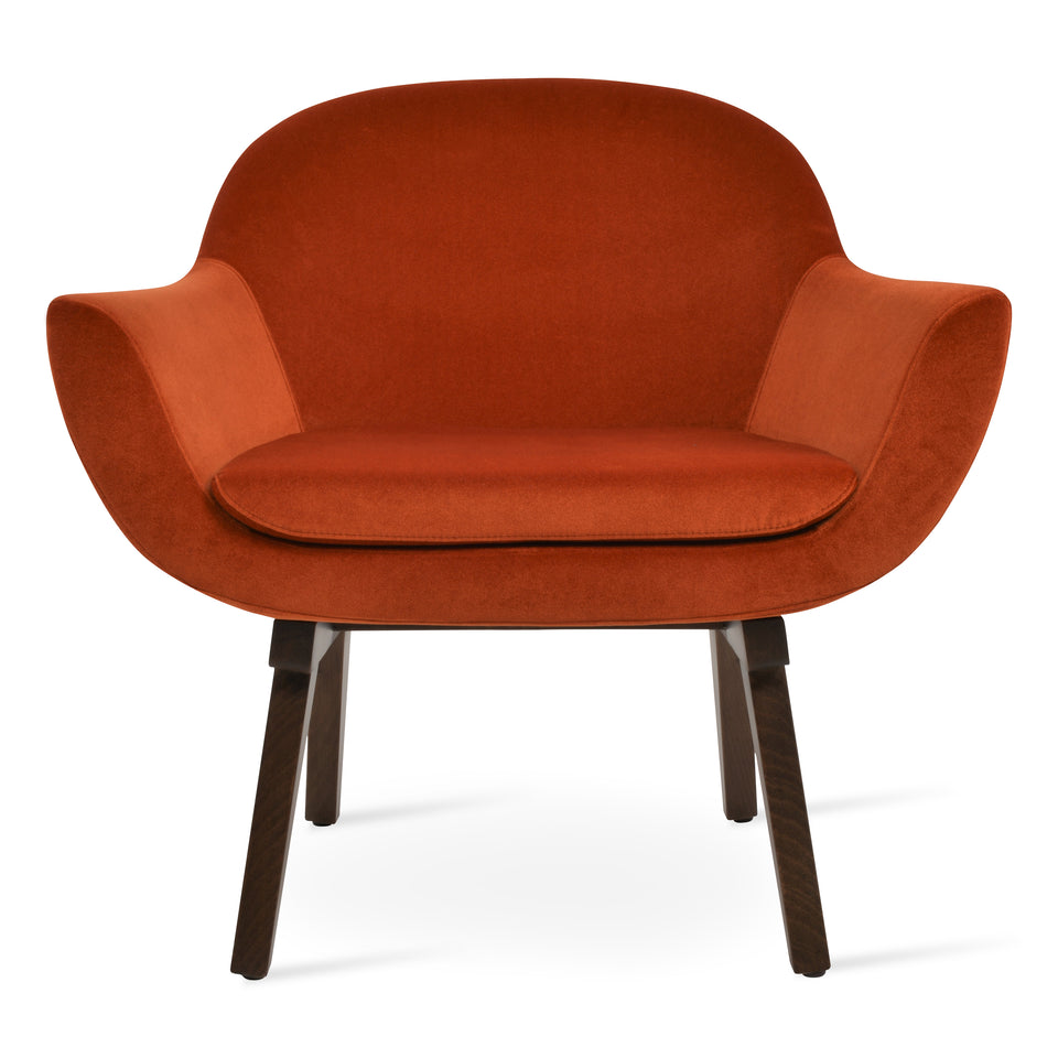 Madison Armchair Wood Base.