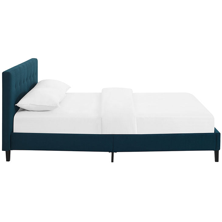 LINNEA FULL FABRIC BED.