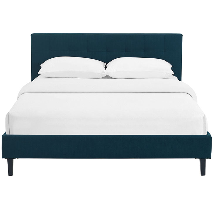 LINNEA FULL FABRIC BED.