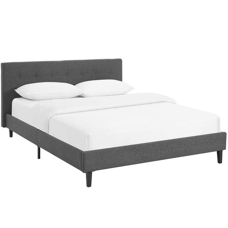 LINNEA FULL FABRIC BED.