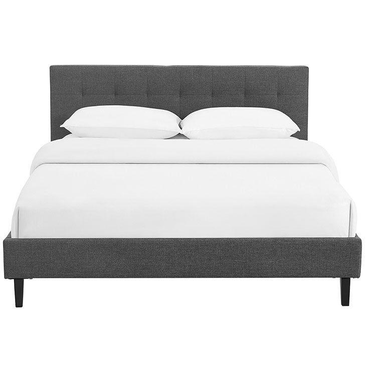 LINNEA FULL FABRIC BED.