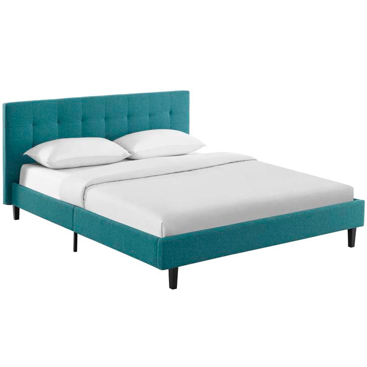 LINNEA FULL FABRIC BED.